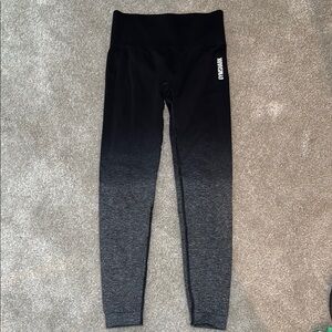 Gymshark Adapt Ombré seamless Leggings black/black marl